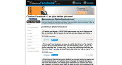 Desktop Screenshot of citationfacebook.com